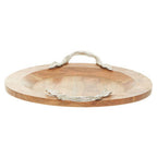 Large Acacia Wood Round Tray | Vine