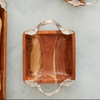 Acacia Wood Square Bowl | Vine