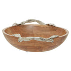 Acacia Wood Round Bowl | Vine