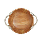 Acacia Wood Round Bowl | Vine