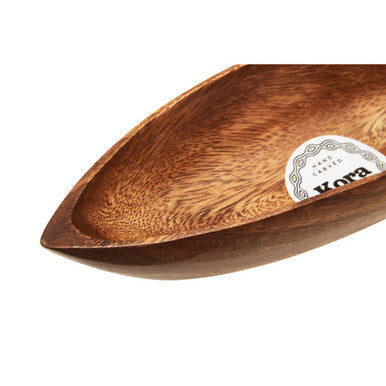 Acacia Boat Shaped Serving Dish | Kora