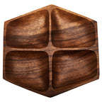 Acacia Large Four Section Serving Dish | Kora