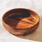 Round Sheesham Wood Salad Bowl | Rosi