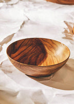 Large Round Sheesham Wood Salad Bowl | Rosi