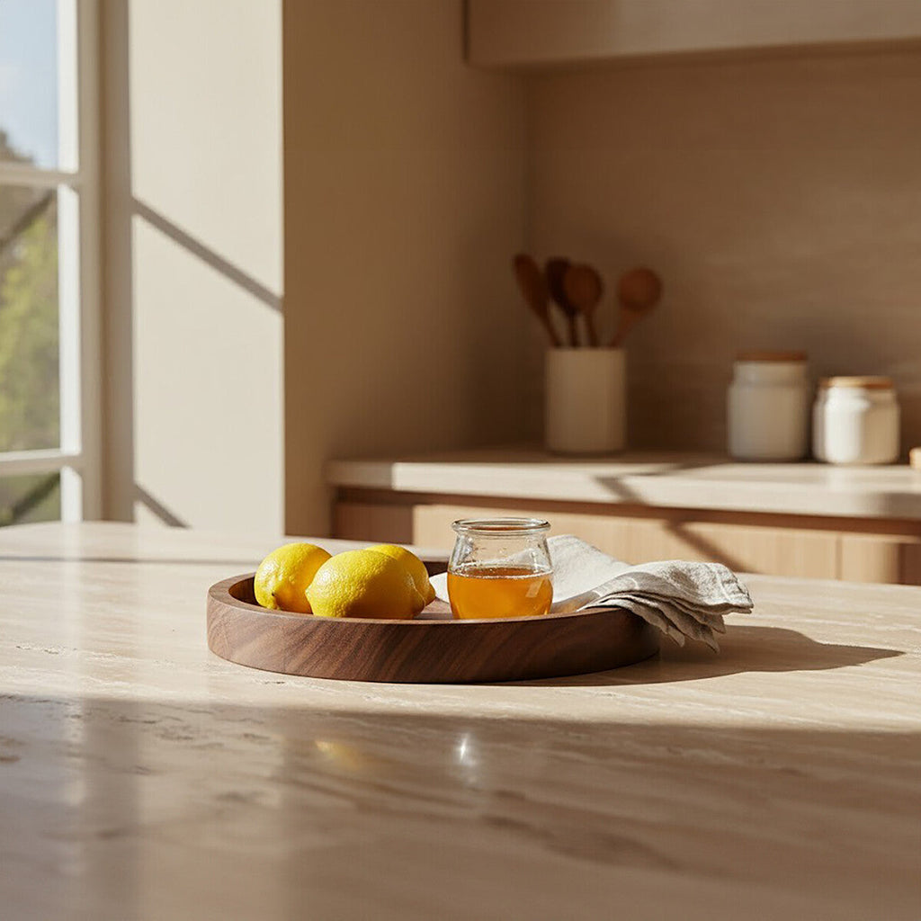 Small Sheesham Wood Tray | Rosi