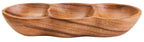 Acacia Wood Three Section Antipasti Dish | Kora