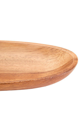 Acacia Wood Medium Oval Serving Dish | Kora