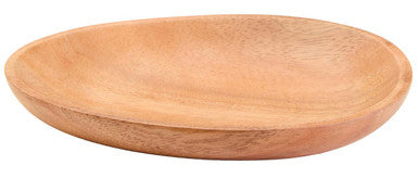 Acacia Wood Small Oval Plate | Kora