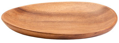 Acacia Wood Large Oval Plate | Kora