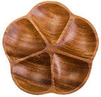 Acacia Five Section Flower Serving Dish | Kora