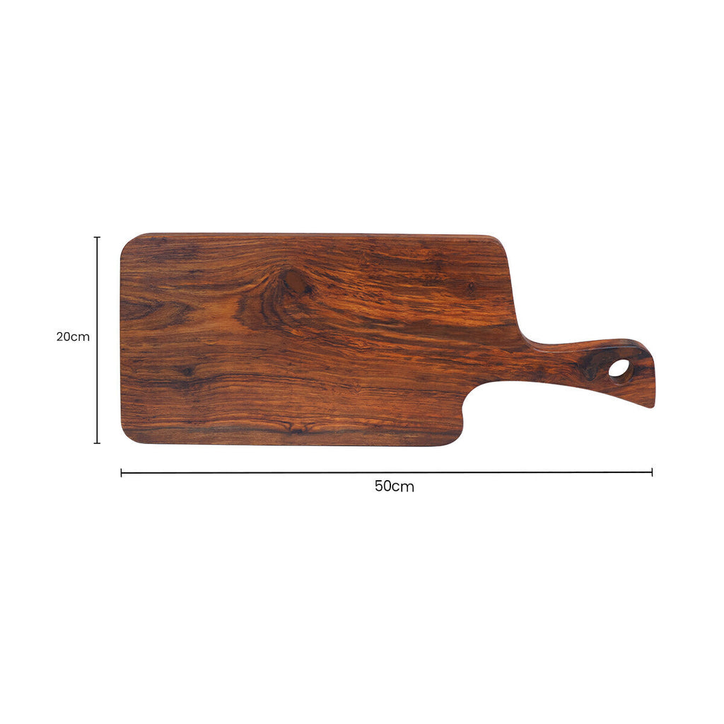 Organic Shaped Tropical Rosewood Serving or Cutting Board with Natural Finish | Rosi