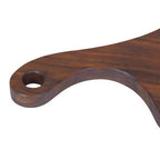 Tropical Rosewood Serving or Cutting Board with Natural Finish and Organic Shape | Rosi