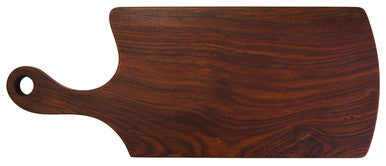Natural Finish Tropical Rosewood Serving or Cutting Board in Organic Shape | Rosi