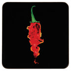 Set of Four Coasters | Flaming Chilli