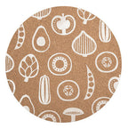 Set of Four Cork Round Placemats | Besa