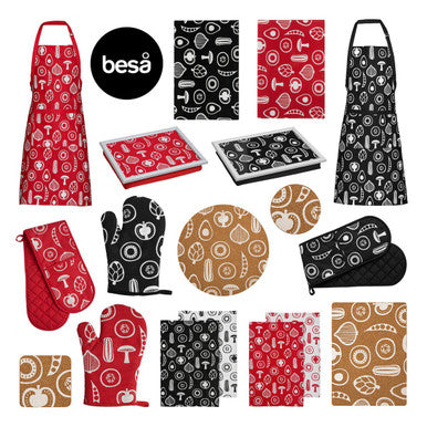 Set of Four Cork Round Placemats | Besa