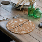 Set of Four Cork Round Placemats | Besa