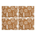 Set of Four Cork Rectangular Placemats | Besa