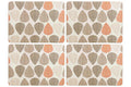Set of Four Placemats | Orange Leaf