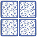 Set of Four Coasters | Blue Rose