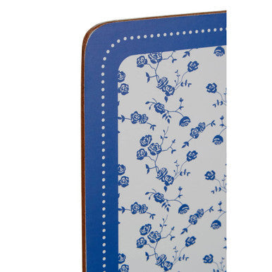 Set of Four Placemats | Blue Rose
