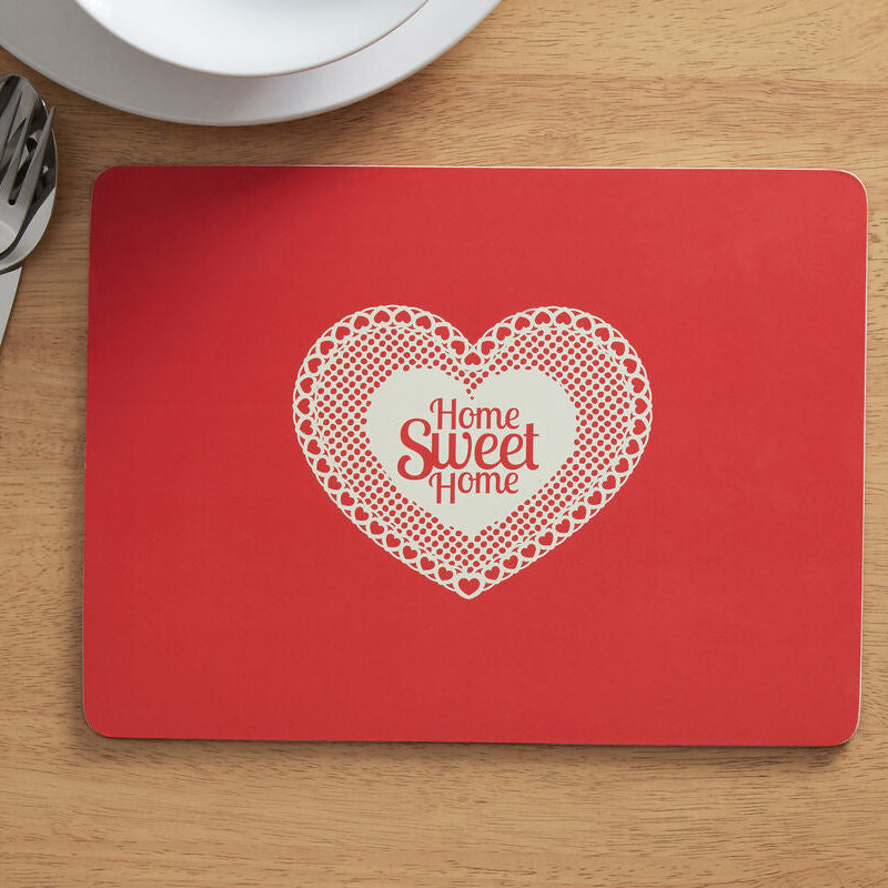 Set of Four Cork Placemats | Home Sweet Home