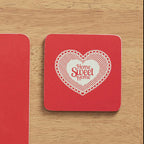 Set of Four Cork Coasters | Home Sweet Home