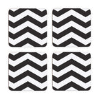 Set of Four Coasters | Chevron