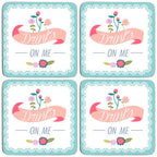 Set Of Four Cork Coasters | Amelie