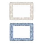 Set of Four Blue Placemats | Casablanca