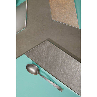 Set of 4 Leather Effect Dipped Jade and Silver Hexagon Placements | Geome