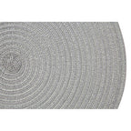 Round Silver Thread Woven Placemat |Alice