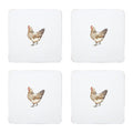 Set of Four Cork Coasters | Mrs Henderson