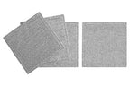 Set of 4 Coasters | Silver Glitter