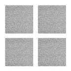 Set of 4 Coasters | Silver Glitter