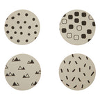 Set of 4 Eclectic All Sorts Coasters | Mimo