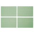 Set of 4 Green Placemats | Frosted Deco