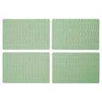 Set of 4 Green Placemats | Frosted Deco