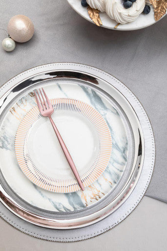 Set of 4 Round Placemats | Knightsbridge