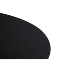 Pebble 4 Piece Black Leather Placemats | Catlins