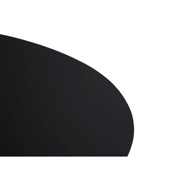 Pebble 4 Piece Black Leather Placemats | Catlins