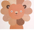 Set of 2 Lion Placemat and Coaster | Effy