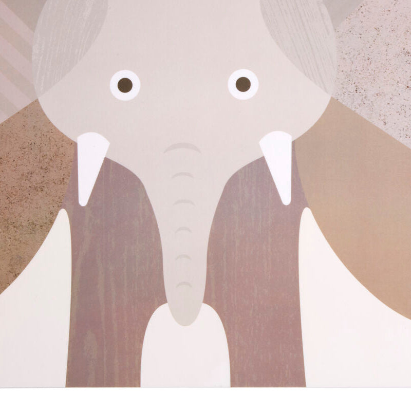 Set of 2 Elephant Placemat and Coaster | Effy