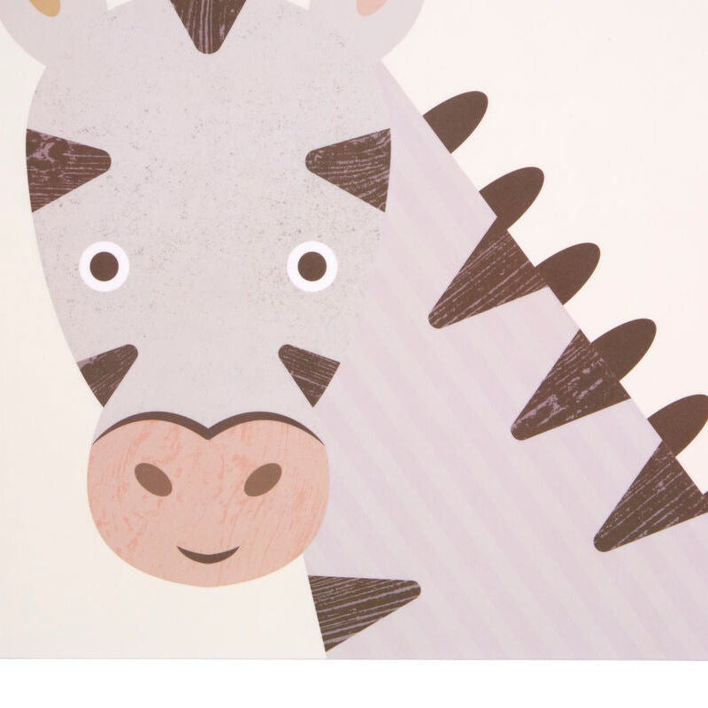 Set of 2 Zebra Placemat and Coaster | Effy