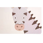 Set of 2 Zebra Placemat and Coaster | Effy
