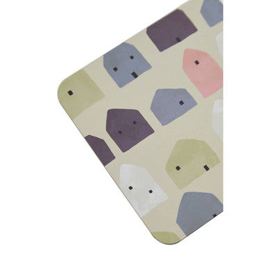 4 Piece Square Wild Cottage Coasters | Calcot