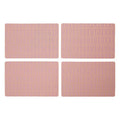 Set of 4 Pink Placemats | Frosted Deco