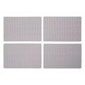 Frosted Deco Set Of 4  Lilac Placemats