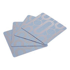 Set of 4 Blue Coasters | Frosted Deco
