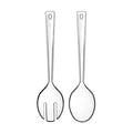 Clear Plastic Salad Servers | Summer